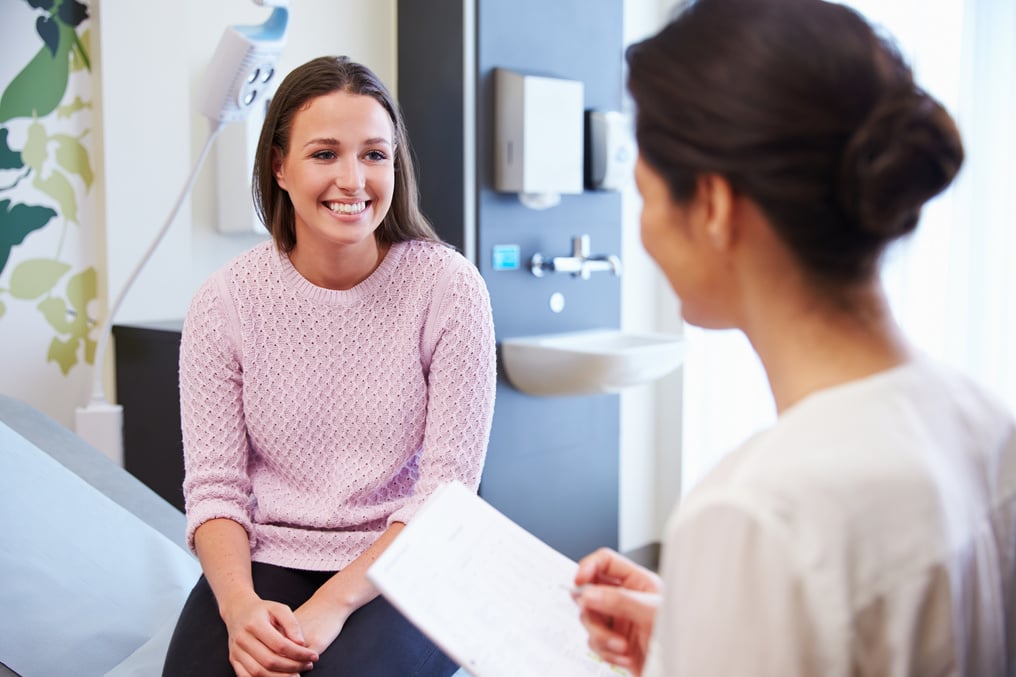 Female Patient and Doctor 